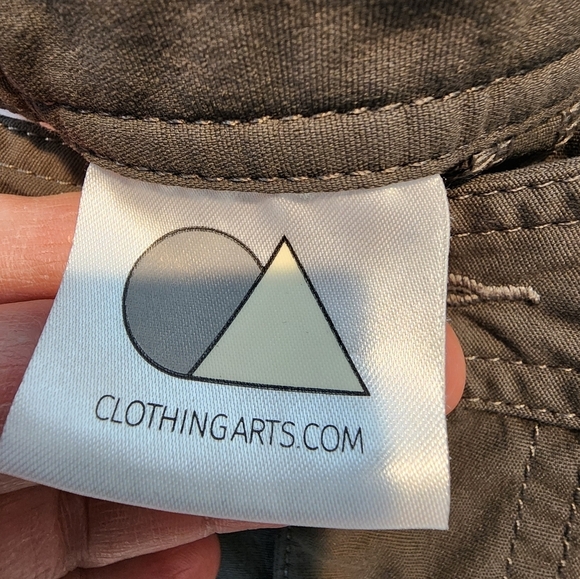 Clothing Arts P*Cubed Pick Pocket Proof Travel Pants Cargo Zip Pockets 16 PETITE - Picture 4 of 8